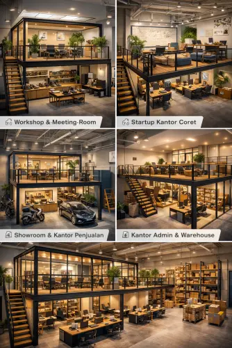 Mezzanine Ruang Kantor di Ciomas